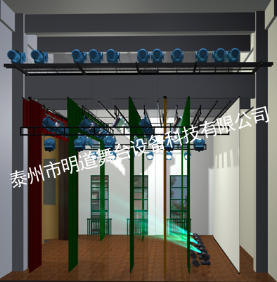 舞臺機(jī)械布局圖 舞臺機(jī)械布局圖